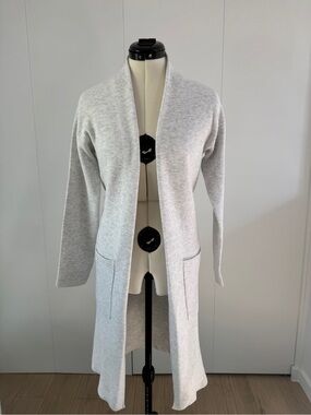 Babaton Long Cardigan (Marl Grey)